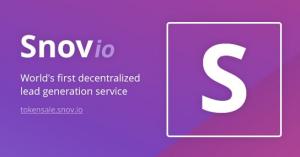 Snovio ICO -  world's first decentralized lead generation service