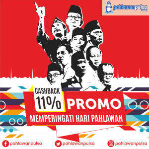 Promo 11.11 Cashback 11%
