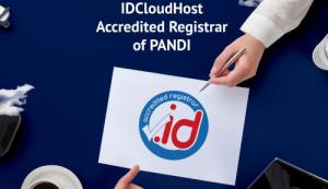 IDCloudHost Resmi Jadi Accredited Registrar PANDI