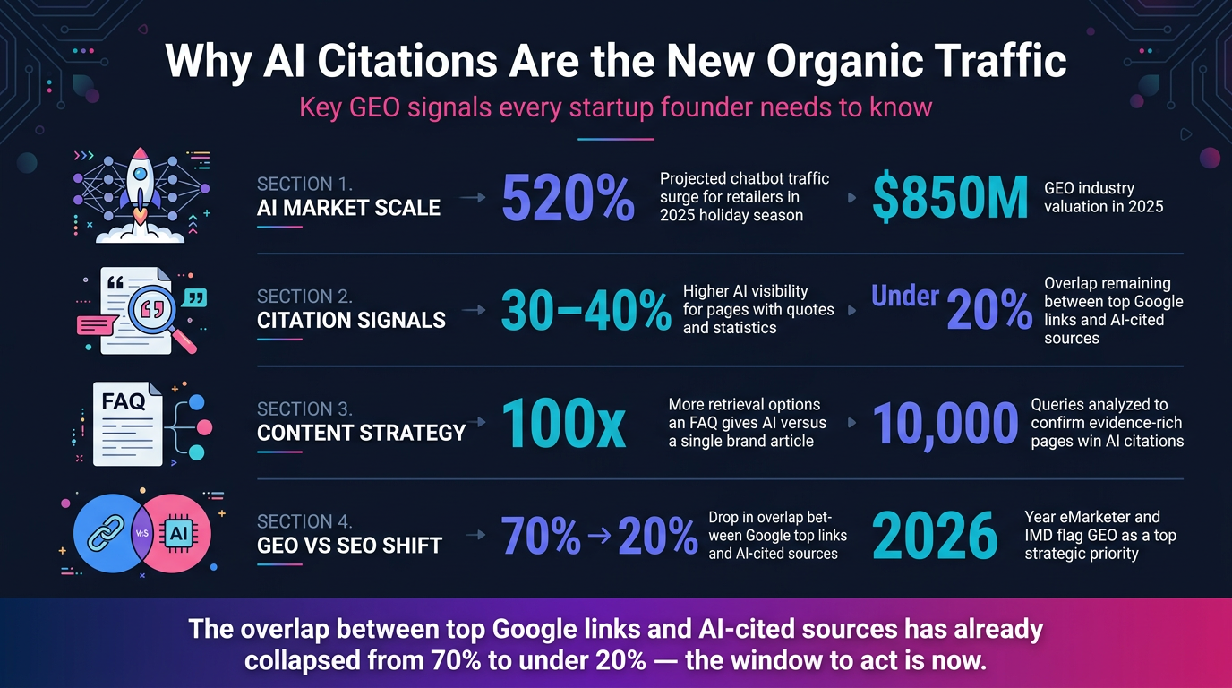 Generative Engine Optimization Statistics for Startup Founders