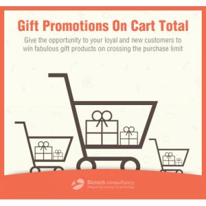 Gift Promotions on Cart Total Magento Extension