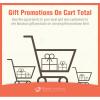 Gift Promotions on Cart Total Magento Extension