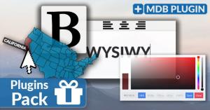 MDB Plugins Pack jQuery