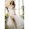 Tüll Romantic ärmellos Halter Stil Herz-Ausschnitt Brautkleid