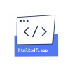 html2pdf app