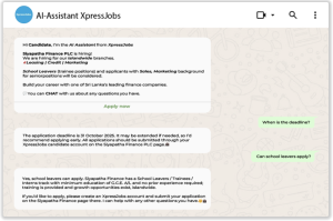 Whatsapp AI- Assistant : Recruitment